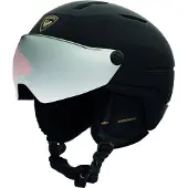 Rossignol - Dames skihelmen - Fit Visor Impacts W Black voor Dames van Wol - Maat 55-59 cm - Zwart