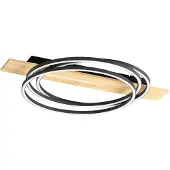 FISCHER&HONSEL GMBH LED-plafondlamp Marit, dimbaar, zwart, Woon-/ Eetkamer, metaal, Modern, LED plafondlamp