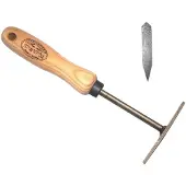 De Wit Onkruidkrabber essen handvat 140mm