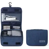 INF Toilettas met ophanghaak en vak Zwart Blue