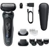 Braun Series 6 Electric Shaver - Black - 60 Minutes Battery Life - 5 Minutes Quick Charge