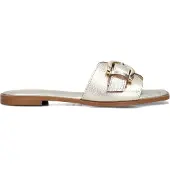 Stefano lauran Dames Slippers 23100 - Goud - Maat 43