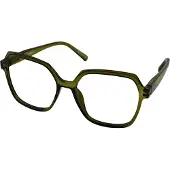 Vista Bonita Leesbril MIRA - Kleur Army Green - Sterkte +1.50 - Moderne leesbril - Groot stevig montuur - Comfortabele pasvorm - Hoogwaardige leesglazen - Inclusief leuk brillenhoesje en poetsdoekje