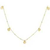The Jewelry Collection Geelgouden Collier rondjes 1 4022519