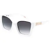 Just cavalli Zonnebril SJC147 54/21/140 Glanzend sneeuwwit Ingegoten VROUW SJC147