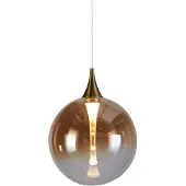 Searchlight 1-lichts hanglamp Alchemy amber glas