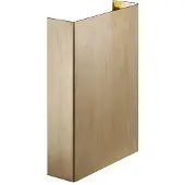 Nordlux Fold - Buiten Wandverlichting - 15 X 4,5 X 21 Cm - 2 X 5W LED Inc. - IP54 - Messing