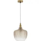 Lyora Hanglamp Loni Champagne Glas