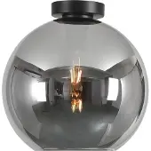 Artdelight Ø 30cm plafondlamp Marino-30 met smoke glas