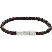 Fossil Armband 'KNOX' zwart / zilver