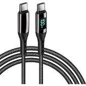 INF USB-C PD Snellaadkabel 100 W zwart 3 m