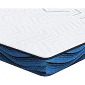 vidaXL Matras Topper Wit 180 x 200 cm Jacquard stof