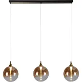 Searchlight 3 Lichts Hanglamp Alchemy Amber Glas