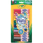 Crayola - Pip-Squeaks - 14 Mini Afwasbare Viltstiften - Pocketformaat