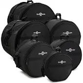 Gear4Music Deluxe Padded Fusion Drum Bag Set by