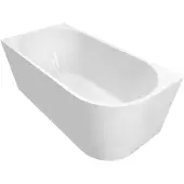 A&n&a aqualine Tibera L Hoekstaand bad 170x80cm, wit