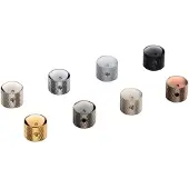Schaller Koepelknop nikkel (2), Accessoires voor instrumenten, Zilver