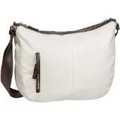 Mandarina Duck Schoudertas Hunter Hobo Bag Whitecap Gray Crème