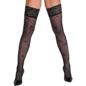 Cottelli Legwear Hold-ups Rose 5