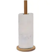 Eh Excellent Houseware Keukenrolhouder - bamboe hout - D14 x H32 cm