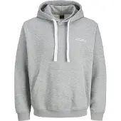 Jack & Jones Sweatshirt grijs gemêleerd / wit