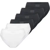Sloggi Slip 'Double Comfort T' zwart gemêleerd