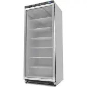Maxima Vrieskast - 600 L - Zwart - met Glazen Deur
