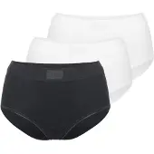 Sloggi Slip 'Double Comfort T' zwart / wit