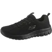 SKECHERS Graceful Get Connected dames sneakers zwart maat 42