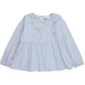 s.Oliver Blouse lichtblauw / zilver / wit