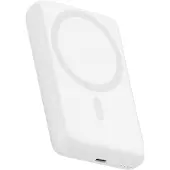 Golden Sound Powerbank 10.000 mAh - Geschikt voor MagSafe systeem - Magnetisch opladen - Noodpakket - Draadloos opladen - Met USB-C Poort - Wit