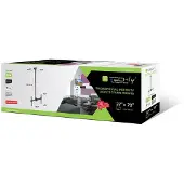 IC Intracom ICA-CPLB-946L Telescopische wandhouder voor 1 LCD-televisie, geschikt voor schermen van 37" tot 70", met een lange arm
