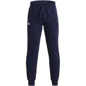 Under Armour UA Rival Fleece Joggers Unisex Sportbroek - Navy - Wit