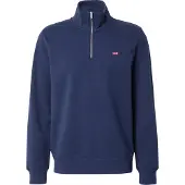 Levi's Sweatshirt 'Original Housemark Quarter-Zip Pullover' marine