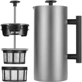 Espro Coffee French Press P6 geborsteld/metallic 946 ml