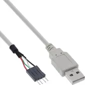 InLine Pin Header USB2.0 - USB-A adapter - 0,40 meter