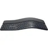 Logitech Ergo K860 - Standaard - RF Wireless + Bluetooth - Halfmechanische toetsenschakelaar - Zwart