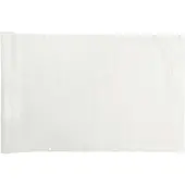 vidaXL Balkonscherm 400x120 cm PVC wit