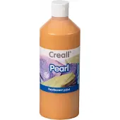 Creall parelmoerverf oranje 500 ml - creatieve knutselverf.