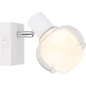 Globo Witte wandlamp Tokki enkel