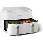 Philips NA353/10 3000 Series Dubbele Airfryer, 9 L, 2750 W - Wit