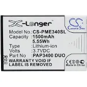 123accu Prestigio PAP3400 DUO accu (1500 mAh, huismerk)
