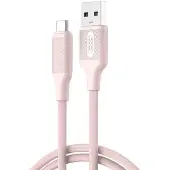 XO NB265 USB-C Kabel 1m 2.4A Snelladen Roze