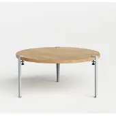 TIPTOE Brooklyn Koffietafel Solid Oak | Pale Blue