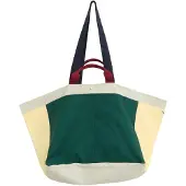 HAY Weekendtas Medium Multi - Picknickmanden Biologisch Katoen Dark Green - AE374-A602-AS12