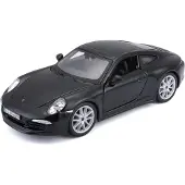 Bburago Porsche 911 Carrera S zwart modelauto 1:24