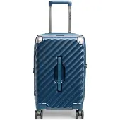 Carryon Trunk Handbagage Koffer 44 ltr – Harde Trolley met expander – TSA-slot – Blauw