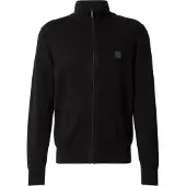 BOSS Gebreid vest 'Kano' marine / donkergrijs