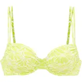 Venice beach Bikinitop limoen / wit