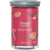 Yankee candle - Peppermint Pinwheels Large Tumbler Geurkaars - 100 branduren - twee lonten